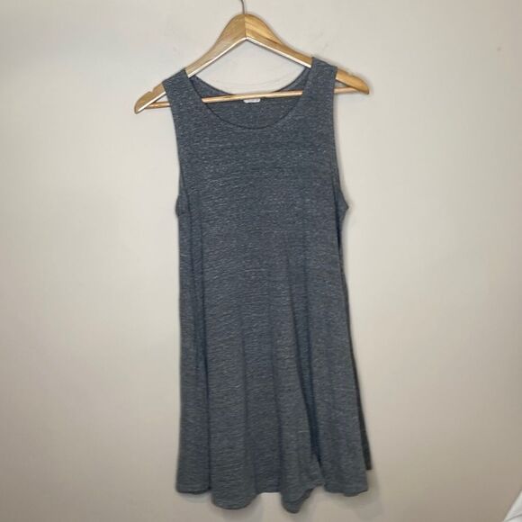 John Galt Brandy Melville Grey One Size Flowy Tank Dress - Picture 2 of 6